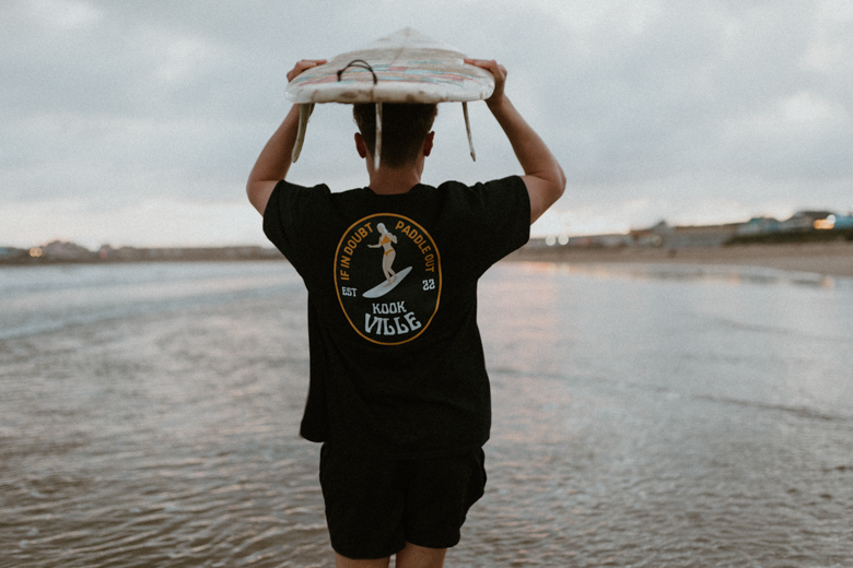 Black Paddle Out Tee