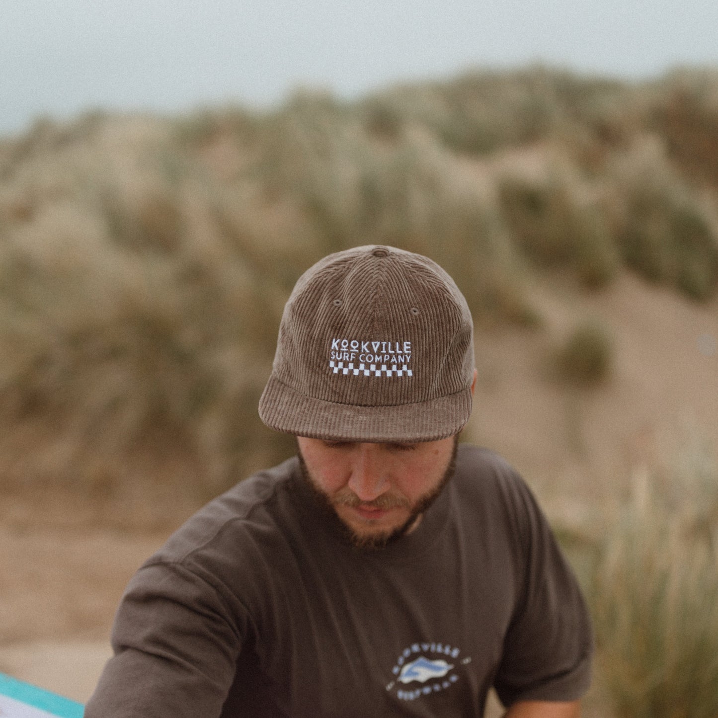 Mocha Azcheck Corded Cap