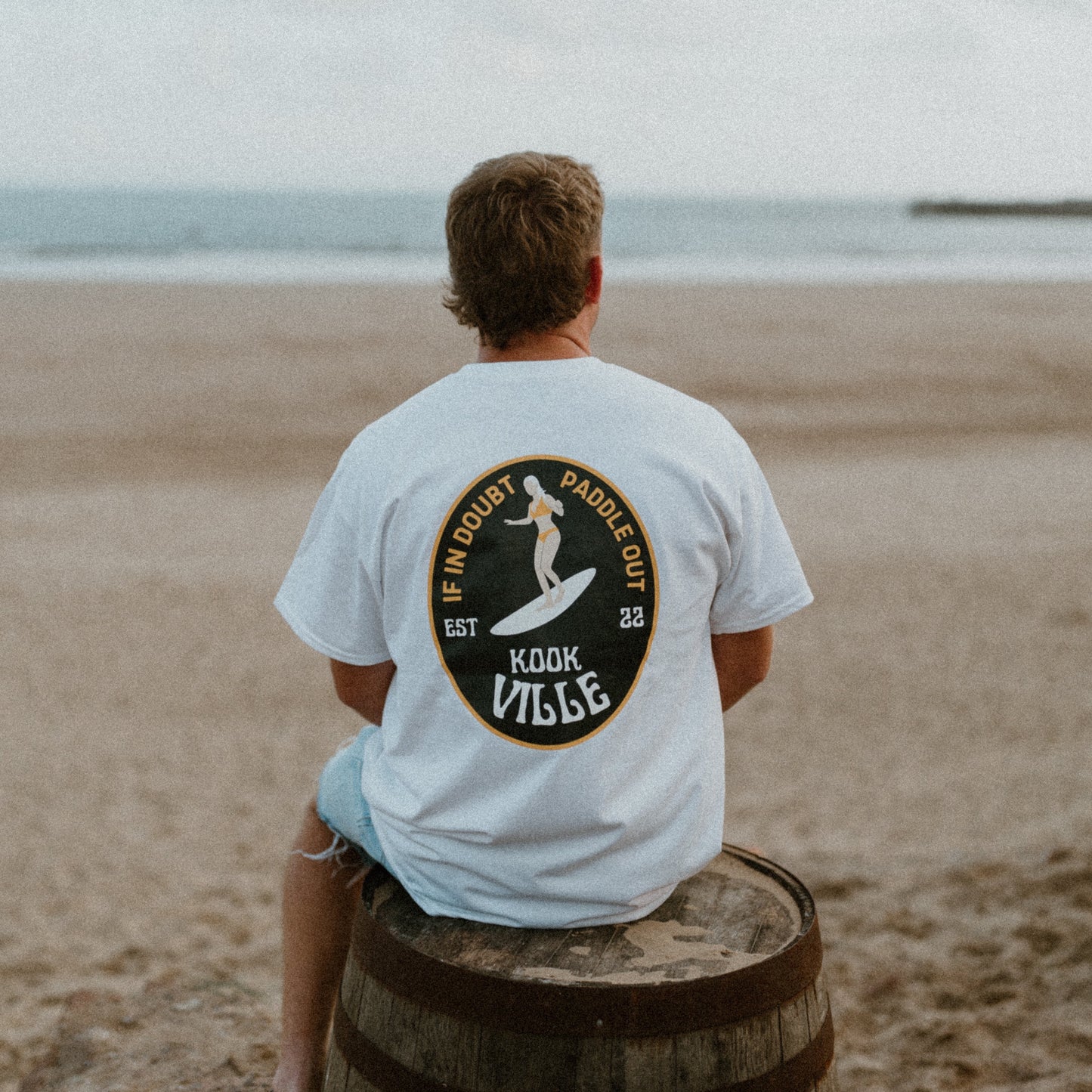 White Paddle Out Tee