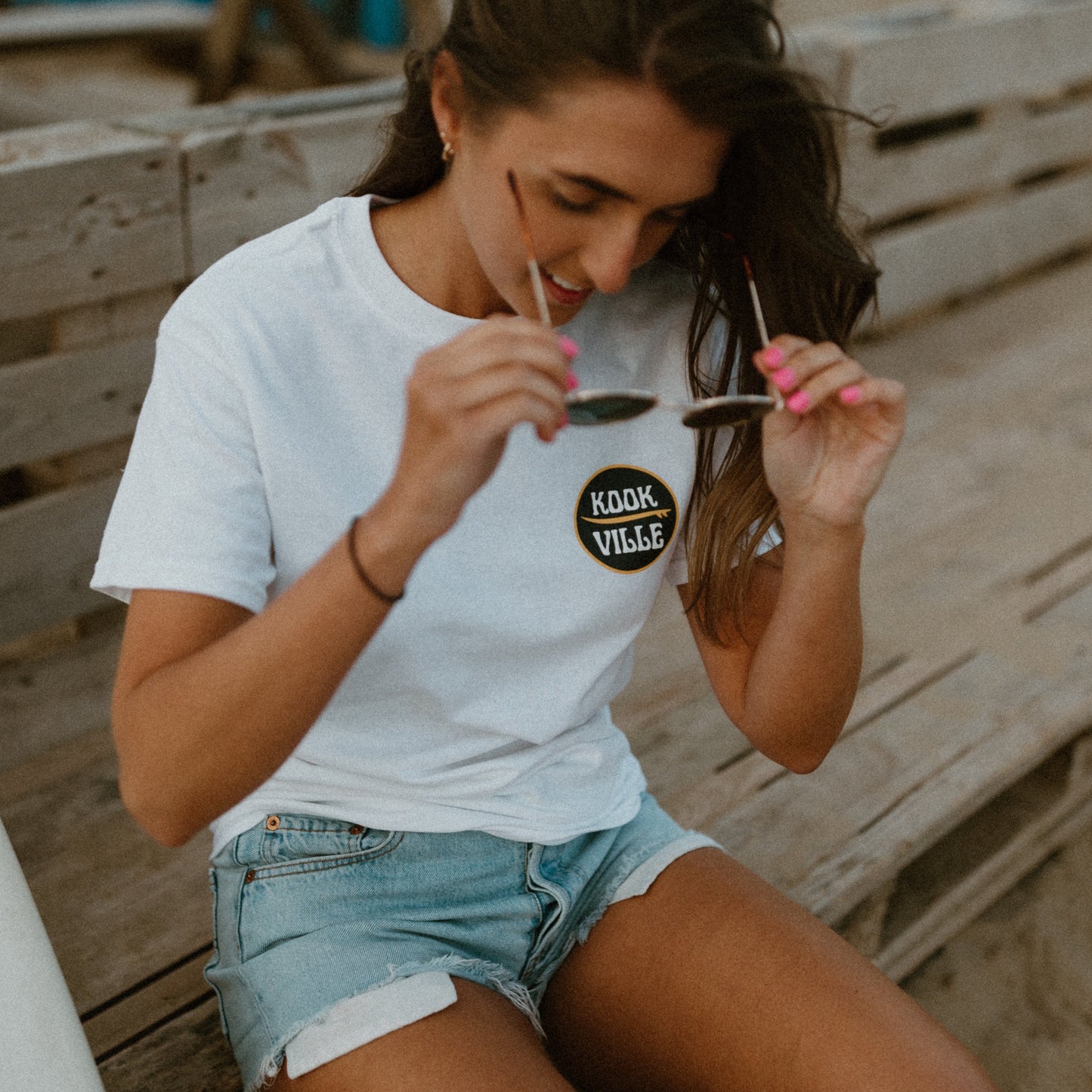 White Paddle Out Tee
