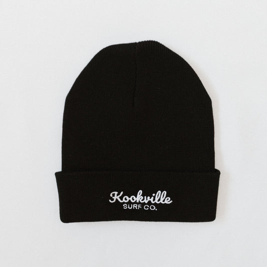 Black | Swirl Beanie